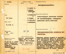 File of histopathological evaluation of nervous system diseases (1962) - nr 12/62