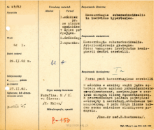 File of histopathological evaluation of nervous system diseases (1962) - nr 45/62