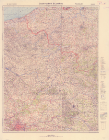 Der Kanal 1:250 000. Blatt Nr. 6, Zusammendruck Br&uuml;ssel - Paris