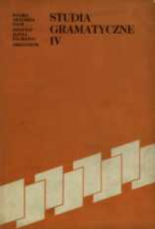 Studia Gramatyczne 4