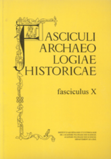Fasciculi Archaeologiae Historicae. Fasc. 10 (1997), Table des mati&egrave;res des &bdquo;Fasciculi Archaeologiae Historicae" I-IX [1 (1986)-9 (1996)]