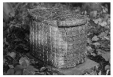 A bee skep - closed