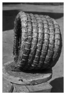 A bee skep, so-called 