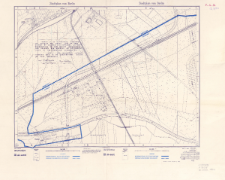 Stadtplan von Berlin : Annex A to a protocol concerning Koenigs Weg dated June 24, 1955 signed by Colonel I. A. Kotsiuba as representative of the soviet autorities and Colonel Ben Harrell as representative of the american authorities (note: The boundary along Koenig Weg is 30 centimeters south of this roadway.)