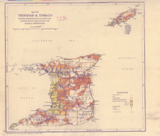 Map of Trinidad & Tobago : shewing administrative divisions and distribution of agricultural and mineral products etc. scale 1:450.000