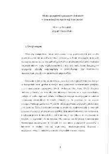 Modele przepływ&oacute;w pasażer&oacute;w i ładunk&oacute;w w komunikacji transportowej (transporcie)