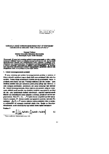Optymalizacja : zadania, metody, algorytmy : [materiały ii krajowej konferencji badań operacyjnych i systemowych&rdquo;. , warszawa, 23-25 kwietnia 1991 r * Szeregowanie badań * Agregacja zadań harmonogramowania przy występowaniu ograniczeń na wielkość porcji produkcyjnych.