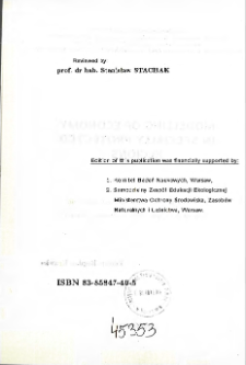 Modelling of economy in specially protected regions : proceedings of international conference held on 9-11 june in drawn * Modelling of alternative agricultural systems economy in hill region of czech republic