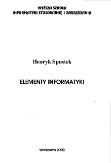 Elementy informatyki * Języki programowania