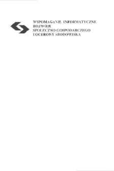 Wspomaganie informatyczne rozwoju społeczno-gospodarczego i ochrony środowiska * Wspomaganie informatyczne ochrony środowiska * Zastosowanie metod ''soft computing'' do efektywnej redukcji