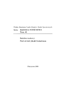 Zastosowanie informatyki w nauce, technice i zarządzaniu * Zastosowania informatyki w zarządzaniu * Zarządzanie finansami * Identyfikacja referencji decyzyjnych w polityce st&oacute;p procentowych z wykorzystaniem funkcji ces