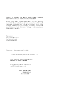 Rozw&oacute;j i zastosowania metod ilościowych i technik informatycznych wspomagających procesy decyzyjne * Rozw&oacute;j metod i algorytm&oacute;w obliczeniowych wspomagających procesy decyzyjne * Metody statystyczne w auditach jakości