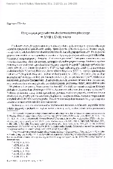 Dyspozycje pogrzebowe duchowieństwa płockiego w XVII i XVIII wieku