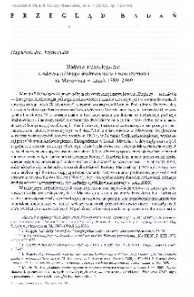 Badania archeologiczne z zakresu p&oacute;źnego średniowiecza i nowożytności na Mazowszu w latach 1989&ndash;2009