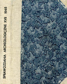 Sprawozdanie z badań osady z okresu wpływ&oacute;w rzymskich w Groszowicach, pow. Opole, w 1963 roku