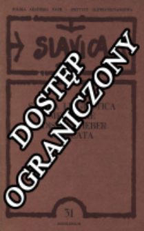 Studia linguistica memoriae Zdislai Stieber dedicata : materiały z sesji naukowej, Warszawa 20-21 X 1981 r.