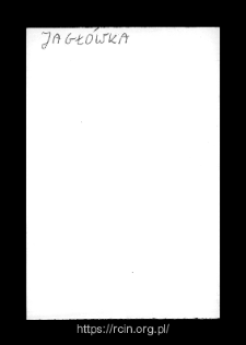 Jagł&oacute;wka. Files of Wizna district in the Middle Ages. Files of Historico-Geographical Dictionary of Masovia in the Middle Ages