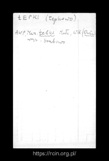 Łebki. Files of Wizna district in the Middle Ages. Files of Historico-Geographical Dictionary of Masovia in the Middle Ages