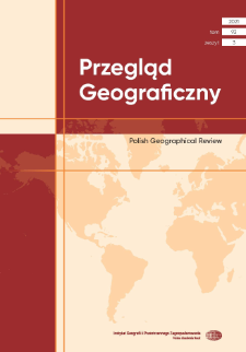 Przegląd Geograficzny T. 93 z. 3 (2021), Spis treści