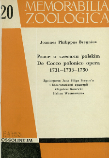 Prace o czerwcu polskim = De Cocco polonico opera : 1731 - 1733 - 1750