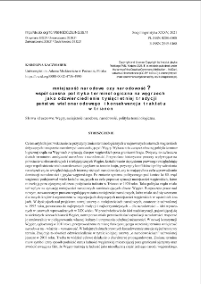 Ethnic Minority or Nationality? Hungary&rsquo;s Modern Terminological Policy as a Reflection of a Thousand Years of Tradition of a Multinational State and as a Consequence of the Trianon Treaty