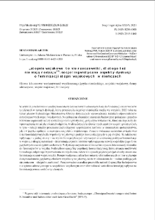 "Military Ranks Are not Nouns, therefore, They Cannot Be Classified by Grammatical Gender". Sociolinguistic Aspects of the Discussion on Feminisation of Military Ranks in Germany