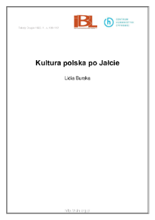 Kultura polska po Jałcie