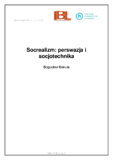 Socrealizm: perswazja i socjotechnika