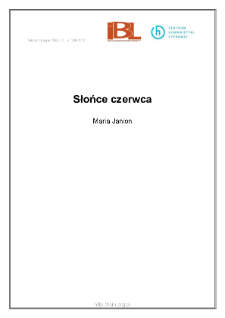 Słońce czerwca