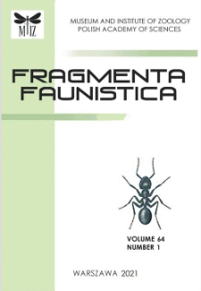Fragmenta Faunistica vol. 64 no. 1 (2021) - contents