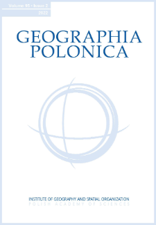 Geographia Polonica Vol. 95 No. 2 (2022), Contents