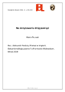 Na skrzyżowaniu dr&oacute;g pamięci