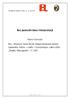 Bez pośrednictwa interpretacji