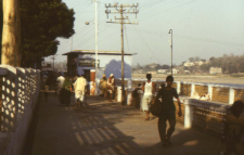 Ganges bank in Rishikesh (Iconographic document)