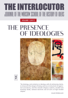 Volume 1. The Presence of Ideologies. Contens