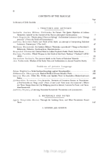 Pamiętnik Literacki, Z. 1 (2023), Contents of the Fascicle
