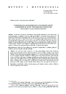 Chronologia radiowęglowa stanowisk grupy Gordineşti kultury trypolskiej z p&oacute;łnocnej Mołdawii i zachodniej Ukrainy