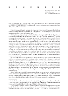 Une r&eacute;sidence de la noblesse gauloise. Le camp de Saint-Symphorien &agrave; Paule (C&ocirc;tes d&rsquo;Armor), Yves Menez red. Documents d&rsquo;arch&eacute;ologie fran&ccedil;aise, 112, Paris 2021, 412 ss., 348 rycin w tekście : [recenzje]