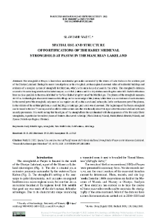 Spatial Use and Structure of Fortifications of the Early Medieval Stronghold at Pasym in the Masurian Lakeland