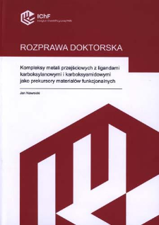 Transition metal complexes with carboxylate and carboxamidate ligands as precursors for functional materials