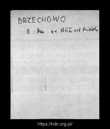 Brzechowo. Files of Bielsk district in the Middle Ages. Files of Historico-Geographical Dictionary of Masovia in the Middle Ages