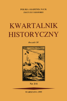 Kwartalnik Historyczny. R. 102 nr 3/4 (1995), Kronika