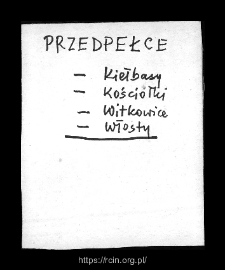 Przedpełce. Files of Bielsk district in the Middle Ages. Files of Historico-Geographical Dictionary of Masovia in the Middle Ages