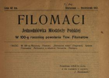 Filomaci : jednodniówka młodzieży polskiej : w 100-ą rocznicę powstania Tow. Filomatów.