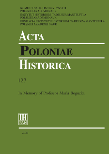 Introduction : The Life and Academic Activity of Professor Maria Bogucka (1929–2020)