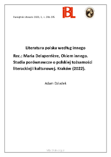 Literatura polska według innego