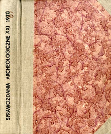 Badania osady z okresu wpływ&oacute;w rzymskich w Opolu-Groszowicach w latach 1966-1967