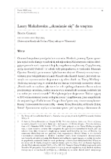 Laury Makabresku &bdquo;skradanie się&rdquo; do wnętrza