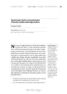 Reorientacje. Studia nad męskościami a literatura polska ostatniego stulecia