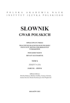 T. 10 z. 4 (35), Jarłyk-Jedyk